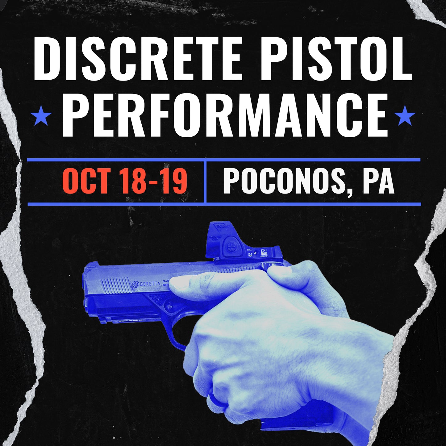 OCT 26-27 DISCRETE PISTOL PERFORMANCE (POCONOS, PA)